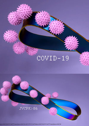 Poster Design: COVID-19 poster, from the ZIBADIS graphics archive