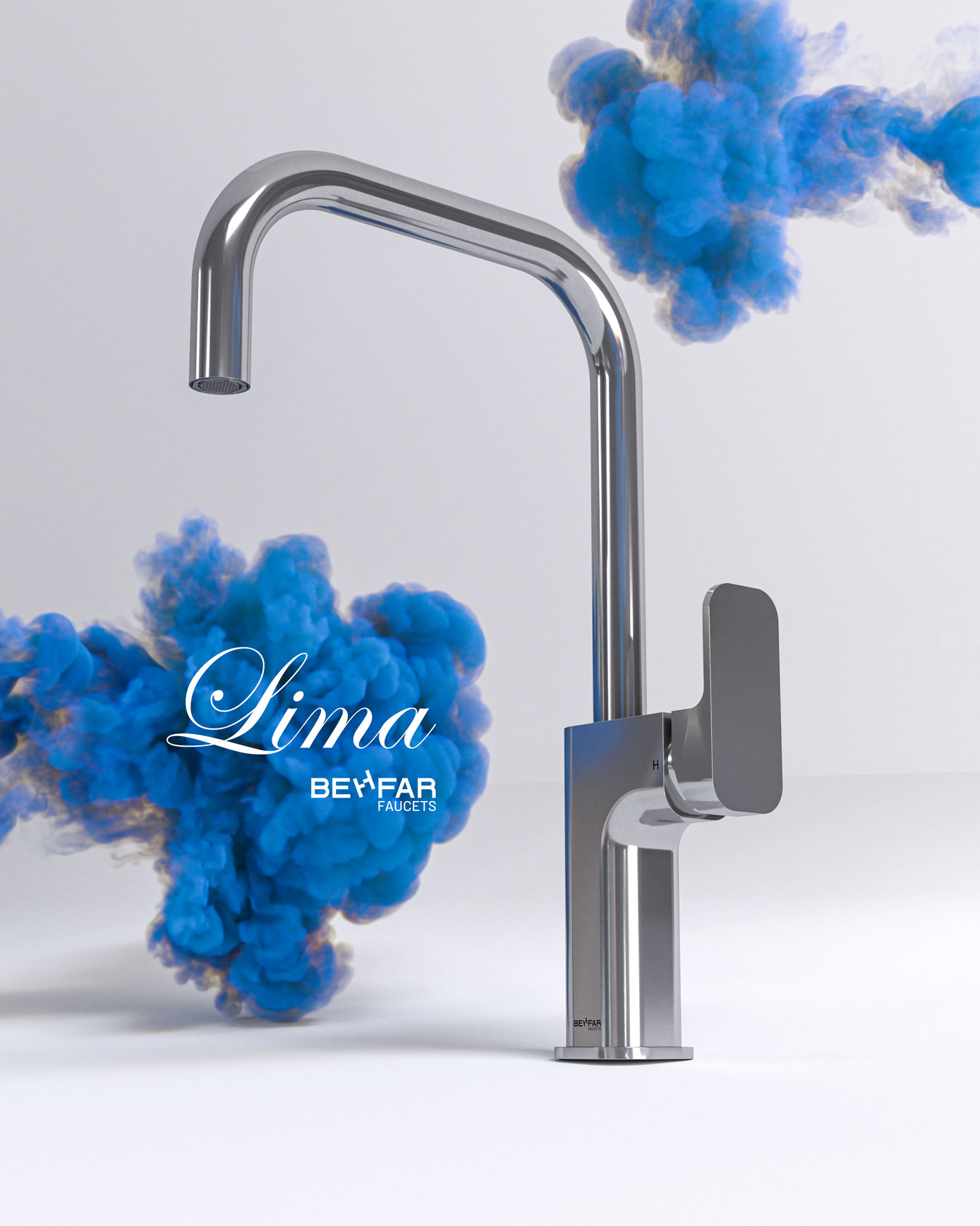 Product Modeling: Lima faucet, 3D model, from the ZIBADIS graphics archive