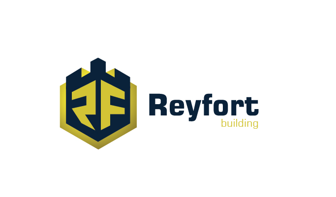 Logo Design: Reyfort Building logo, from the ZIBADIS graphics archive